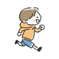 お散歩イラスト